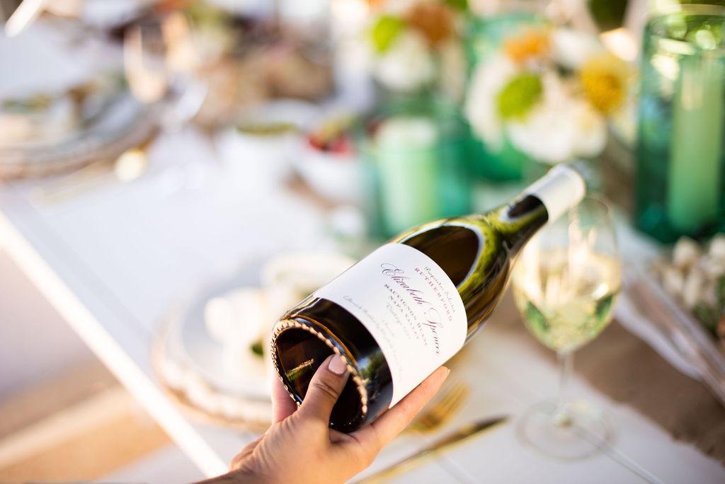 Elizabeth Spencer Sauvignon Blanc Being Poured for Guests for Pavilion Experience