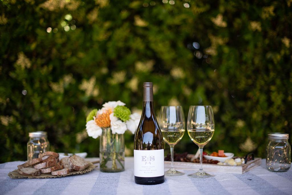 Elizabeth Spencer ExS Chardonnay in the Outdoor Garden